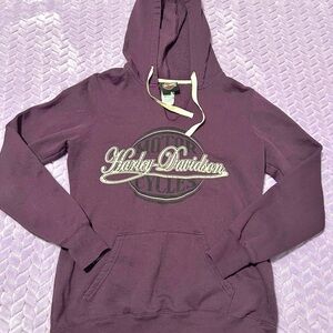 Harley-Davidson Maroon and Silver Graphic Tee